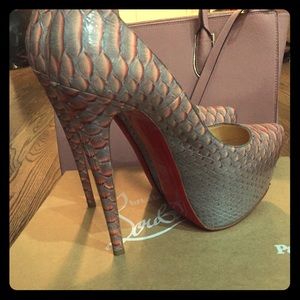 Louboutin Snakeskin heels